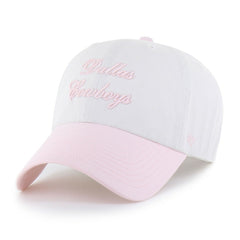 Dallas Cowboys '47 Women's Gelato Two-Tone Clean Up Adjustable Hat White
