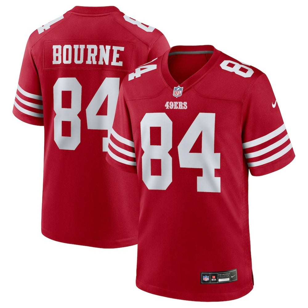 NFL Kendrick Bourne San Francisco 49ers Team Game Jersey - Scarlet