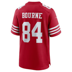 NFL Kendrick Bourne San Francisco 49ers Team Game Jersey - Scarlet