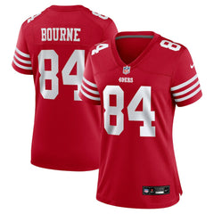 NFL Kendrick Bourne San Francisco 49ers Women's Team Game Jersey - Scarlet