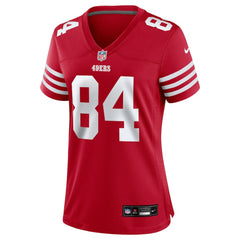 NFL Kendrick Bourne San Francisco 49ers Women's Team Game Jersey - Scarlet