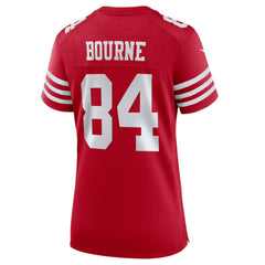NFL Kendrick Bourne San Francisco 49ers Women's Team Game Jersey - Scarlet