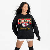 Kansas City Chiefs Gameday Couture Women's Powerhouse Play Premium Fleece Sweatshirt Black