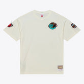 Memphis Grizzlies Hardwood Classics Chainstitch Premium T-Shirt Cream