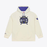Sacramento Kings Hardwood Classics Chainstitch Premium Fleece Hoodie Cream