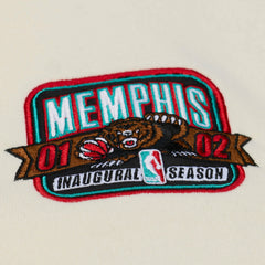 Memphis Grizzlies Hardwood Classics Chainstitch Premium Fleece Hoodie Cream