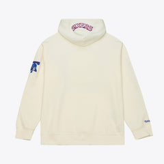 Philadelphia 76ers Hardwood Classics Chainstitch Premium Fleece Hoodie Cream