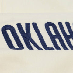 Oklahoma City Thunder Hardwood Classics Chainstitch Premium Fleece Hoodie Cream