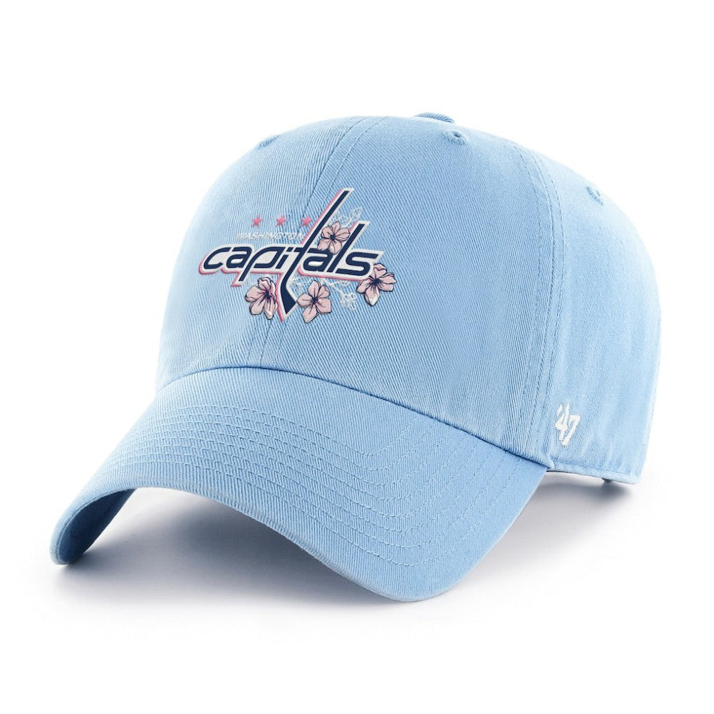 NHL Washington Capitals '47 Cherry Blossom Alternate Clean Up Adjustable Hat - Light Blue