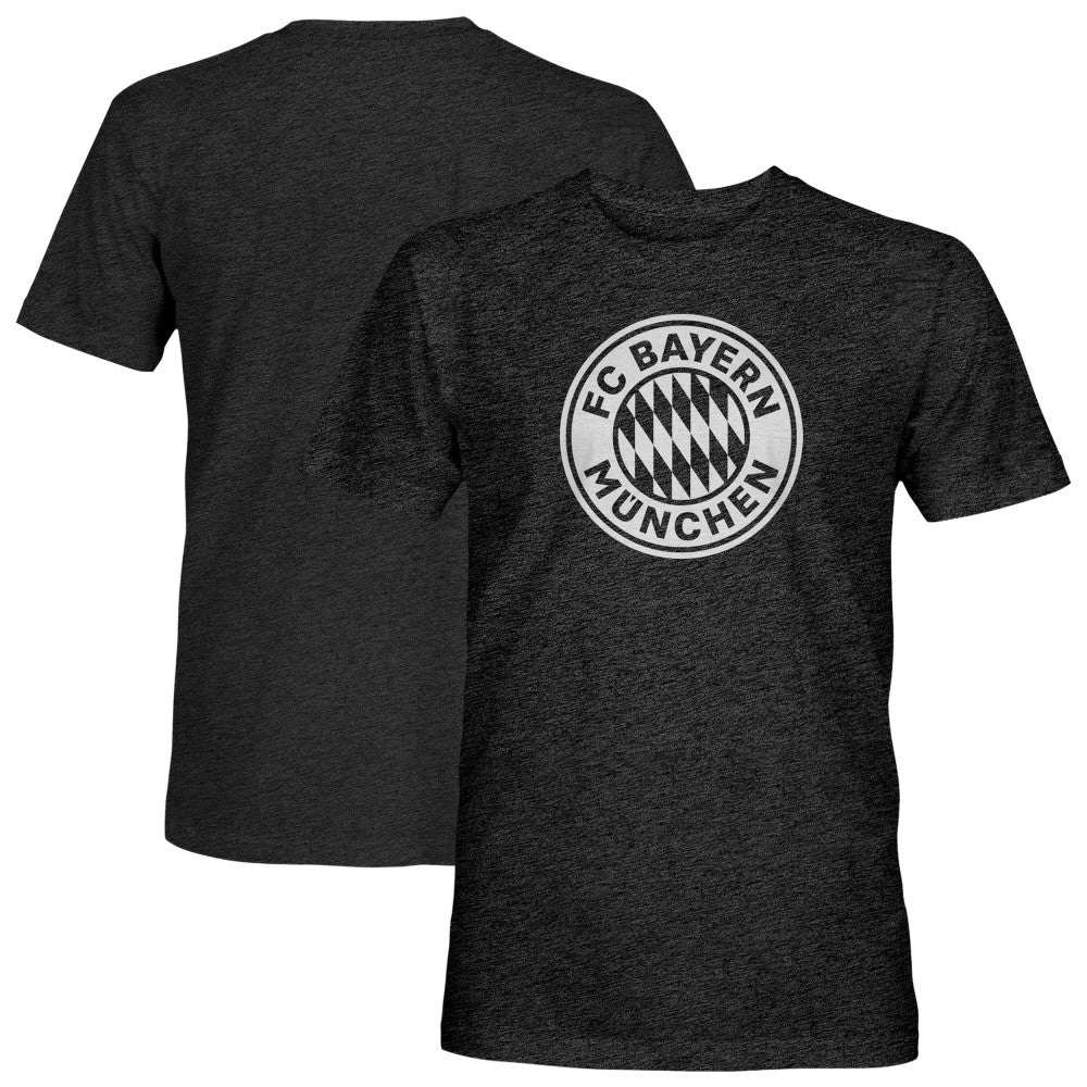 Bayern Munich 1863FC Mono Badge Vintage Tri-Blend T-Shirt Black shop