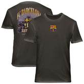 Barcelona 1863FC Wordmark Cotton T-Shirt Gray shop
