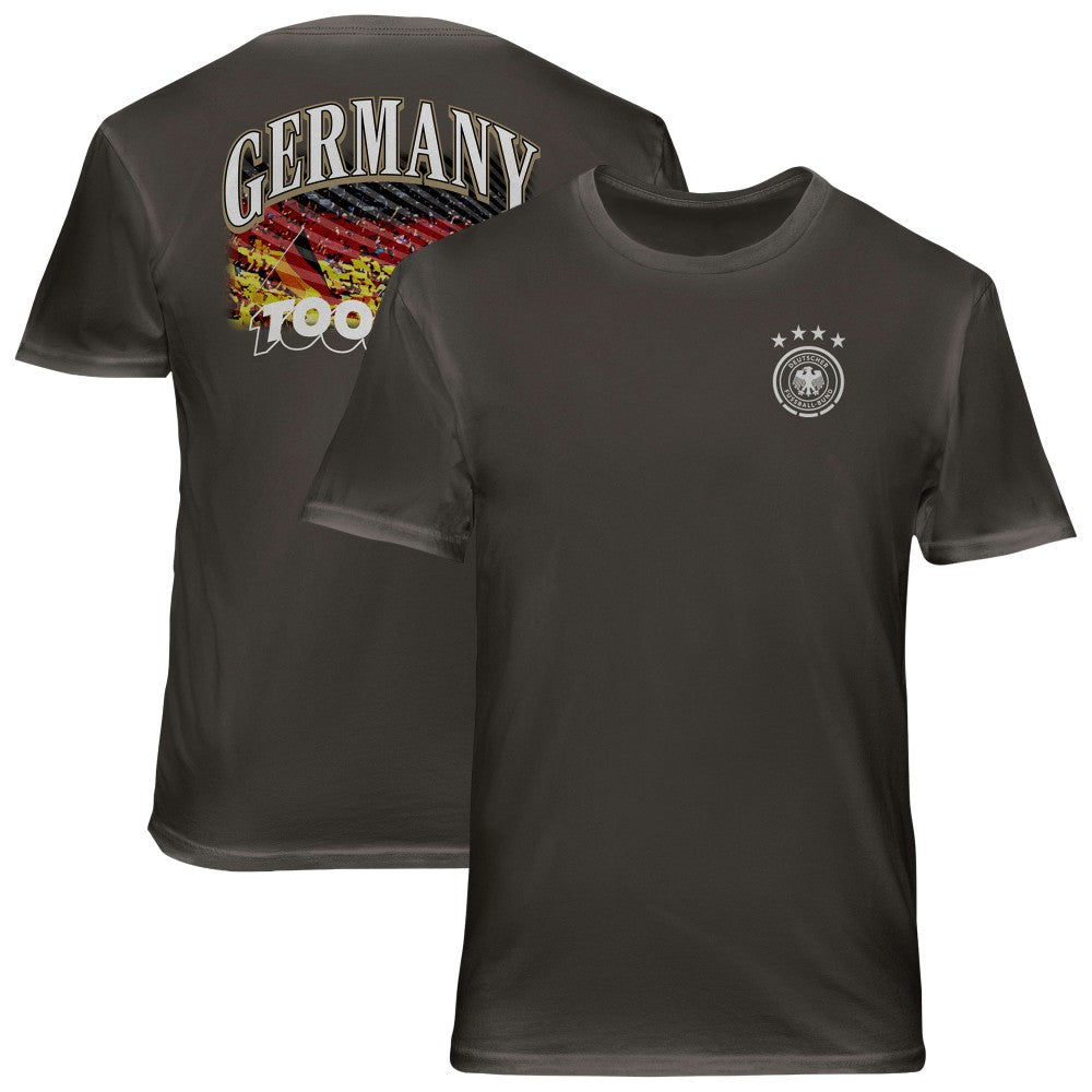 Germany National Team 1863FC Wordmark Cotton T-Shirt Gray shop