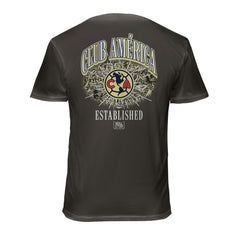 Club America 1863FC Wordmark Cotton T-Shirt Gray sale