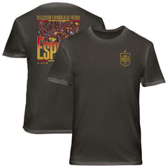 Spain National Team 1863FC Wordmark Cotton T-Shirt Gray