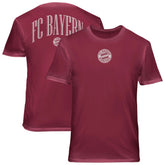 Bayern Munich 1863FC Back Wordmark Soft Wash T-Shirt Red sale