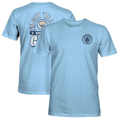 Manchester City 1863FC True To Glory Heavyweight T-Shirt Light Blue