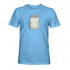 Argentina National Team 1863FC Color Badge Tri-Blend T-Shirt Light Blue