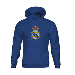 Real Madrid 1863FC Youth Color Badge Fleece Hoodie Blue