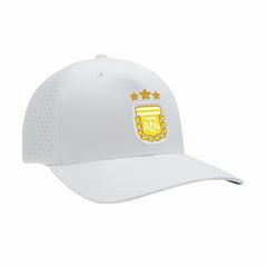 Argentina National Team 1863FC Mono Badge High Point Adjustable Hat White