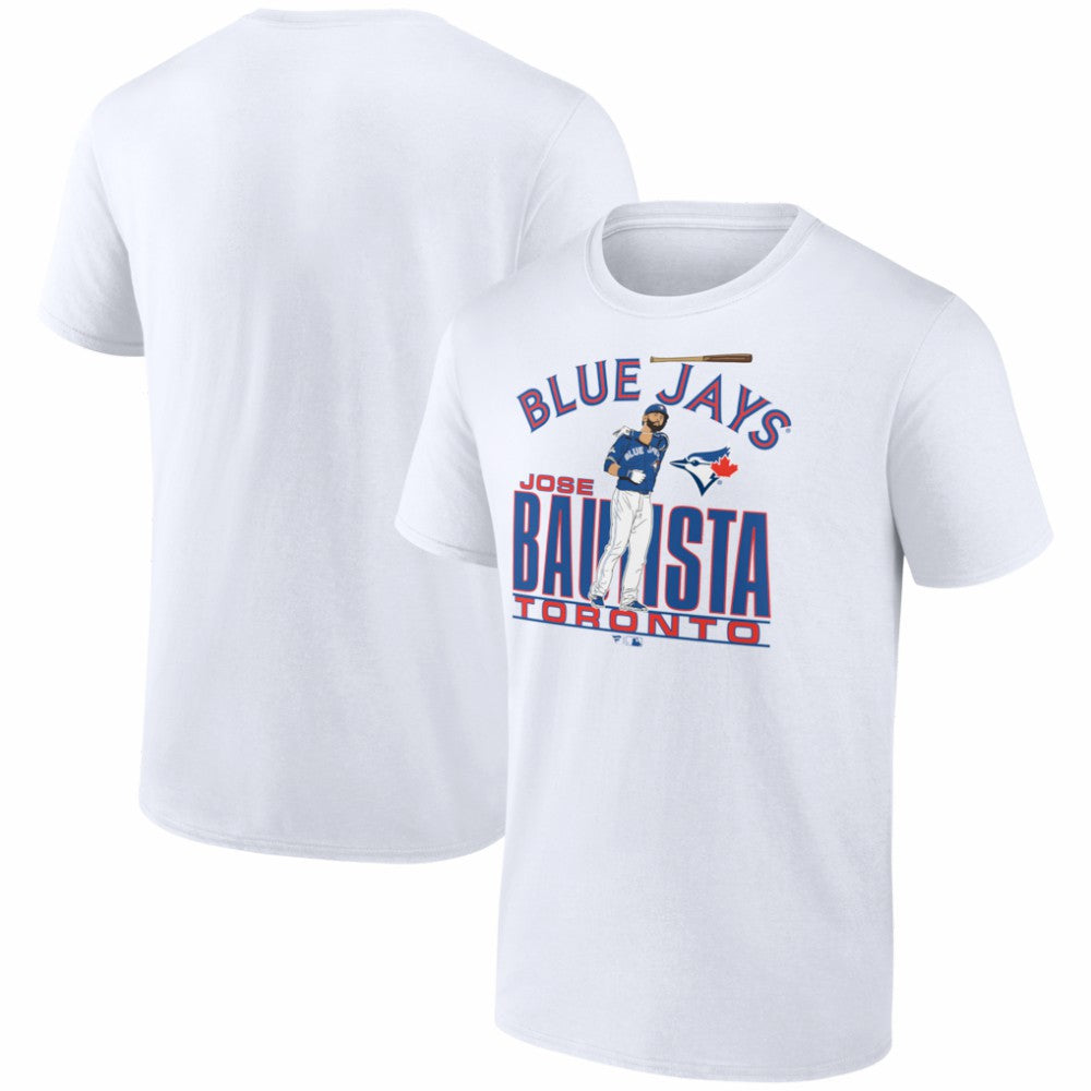 Jose Bautista Toronto Blue Jays Cooperstown Player T-Shirt - White T-shirts