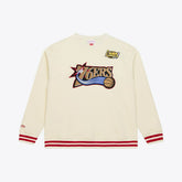 Philadelphia 76ers Hardwood Classics 76 Originals Collection Sweatshirt Cream