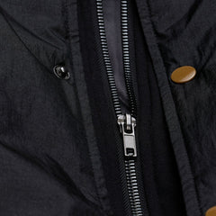 Philadelphia 76ers Hardwood Classics 76 Originals Collection Fushion Full-Snap Hoodie Jacket Black