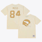 Randy Moss Minnesota Vikings Sandman Name & Number T-Shirt Cream