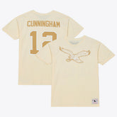 Randall Cunningham Philadelphia Eagles Sandman Name & Number T-Shirt Cream