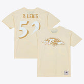 Ray Lewis Baltimore Ravens Sandman Name & Number T-Shirt Cream