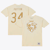 Walter Payton Chicago Bears Sandman Name & Number T-Shirt Cream