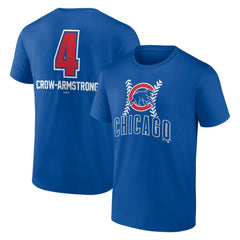 Pete Crow-Armstrong Chicago Cubs Fastball Player Name & Number T-Shirt - Royal T-shirts