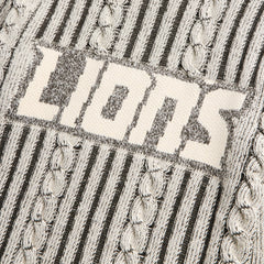 Detroit Lions Off Season x NFL Unisex Cable Knit Sweater Cream/Gray