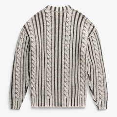 Buffalo Bills Off Season x NFL Unisex Cable Knit Sweater Cream/Gray