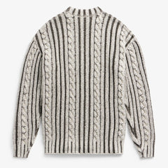 Kansas City Chiefs Off Season x NFL Unisex Cable Knit Sweater Cream/Gray
