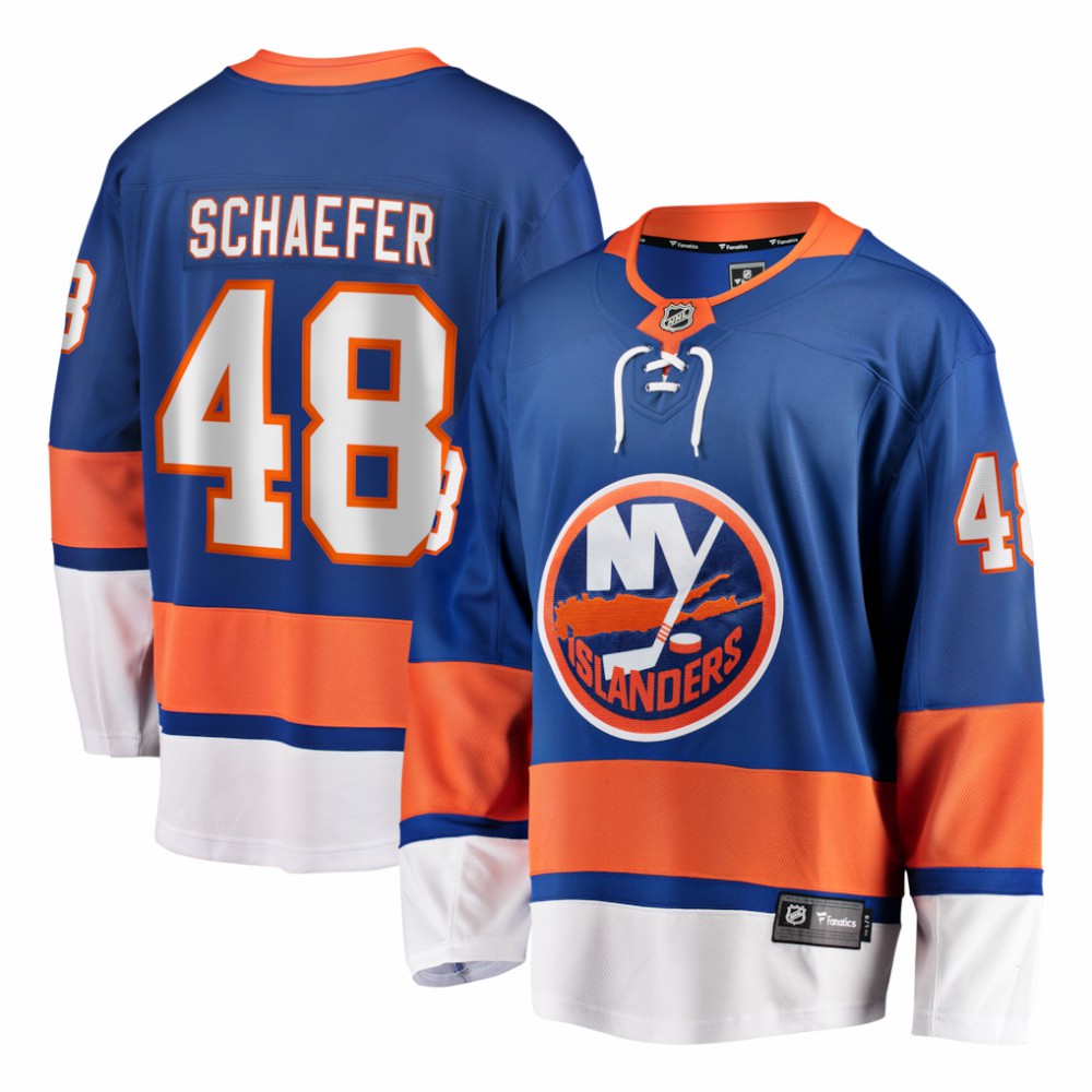 NHL Matthew Schaefer New York Islanders Fanatics Home Breakaway Player Jerseys - Royal