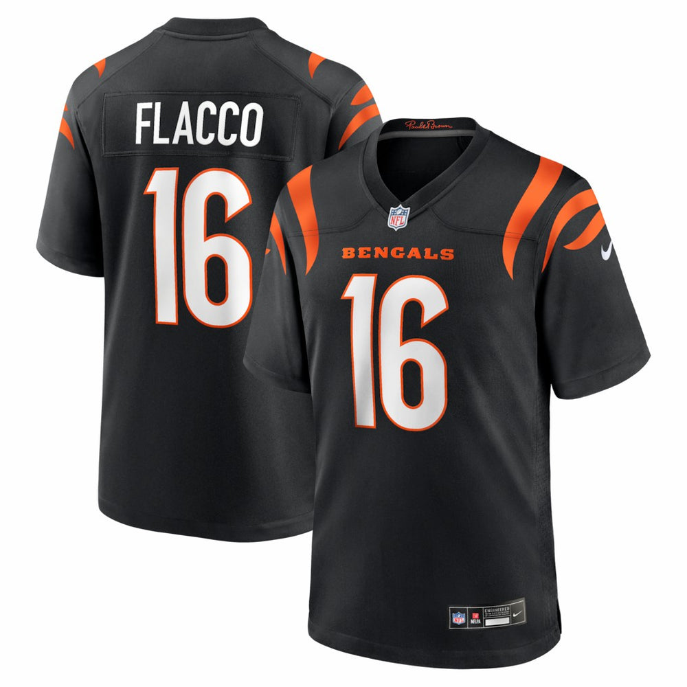 Joe Flacco Cincinnati Bengals Team Game Jersey Black