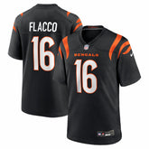 NFL Joe Flacco Cincinnati Bengals Team Game Jersey - Black