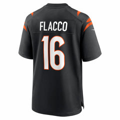 NFL Joe Flacco Cincinnati Bengals Team Game Jersey - Black