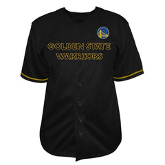 NBA Golden State Warriors Big & Tall Pop Full-Button Jersey sale - Black
