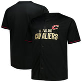 NBA Cleveland Cavaliers Big & Tall Pop Full-Button Jersey sale - Black
