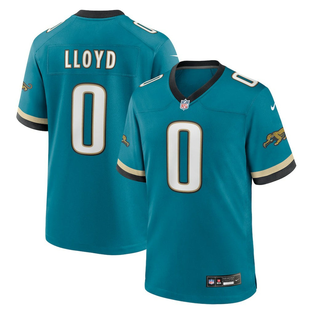 NFL Devin Lloyd Jacksonville Jaguars Alternate 2 Prowler Throwback Game Jersey - Teal