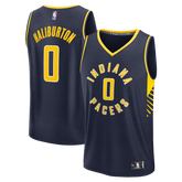 NBA Tyrese Haliburton Indiana Pacers Fanatics Fast Break Replica Jersey - Navy - Icon Edition
