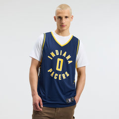 NBA Tyrese Haliburton Indiana Pacers Fanatics Fast Break Replica Jersey - Navy - Icon Edition