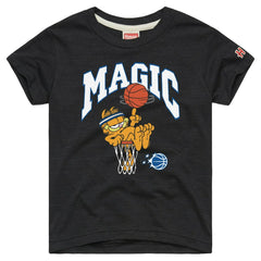 Orlando Magic Garfield x Homage Youth Tri-Blend T-Shirt Charcoal