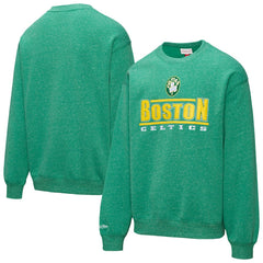 Boston Celtics Throw It Back Fleece Sweatshirt Green