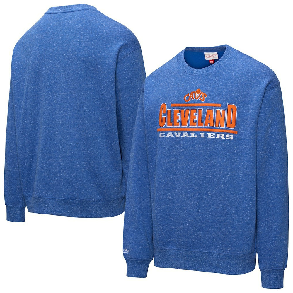 Cleveland Cavaliers Throw It Back Fleece Sweatshirt Royal