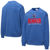 Denver Nuggets Throw It Back Fleece Sweatshirt Royal