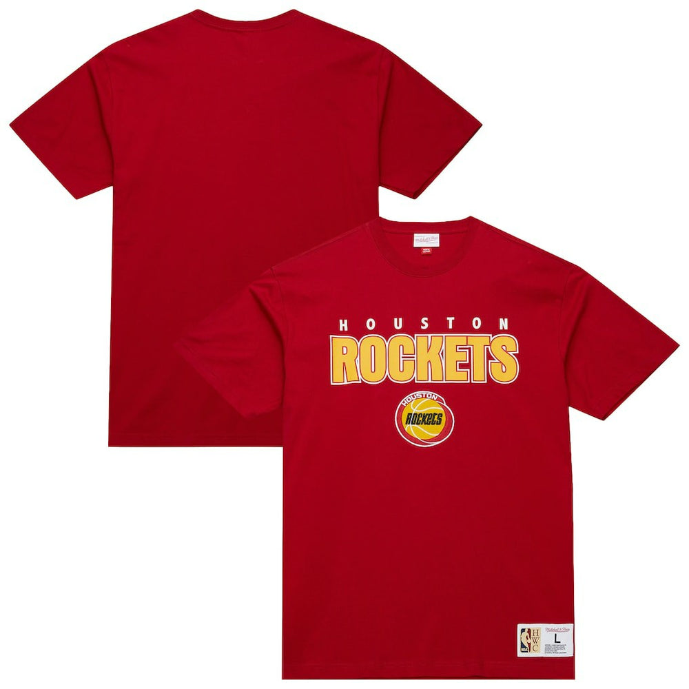 Houston Rockets Hardwood Classics Throw It Back Premium T-Shirt Red