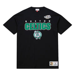 Boston Celtics Hardwood Classics Throw It Back Premium T-Shirt Black
