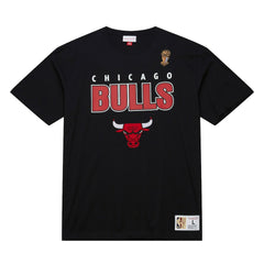 Chicago Bulls Hardwood Classics Throw It Back Premium T-Shirt Black